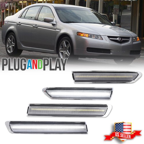4pcs clear led front - led, front+rear